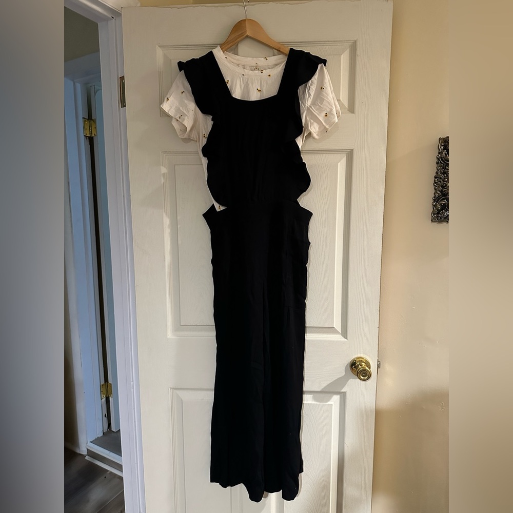 Chic Black Overall